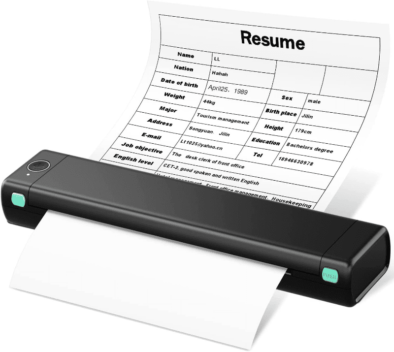 Imprimante portable sans fil - Transfert d'imprimante