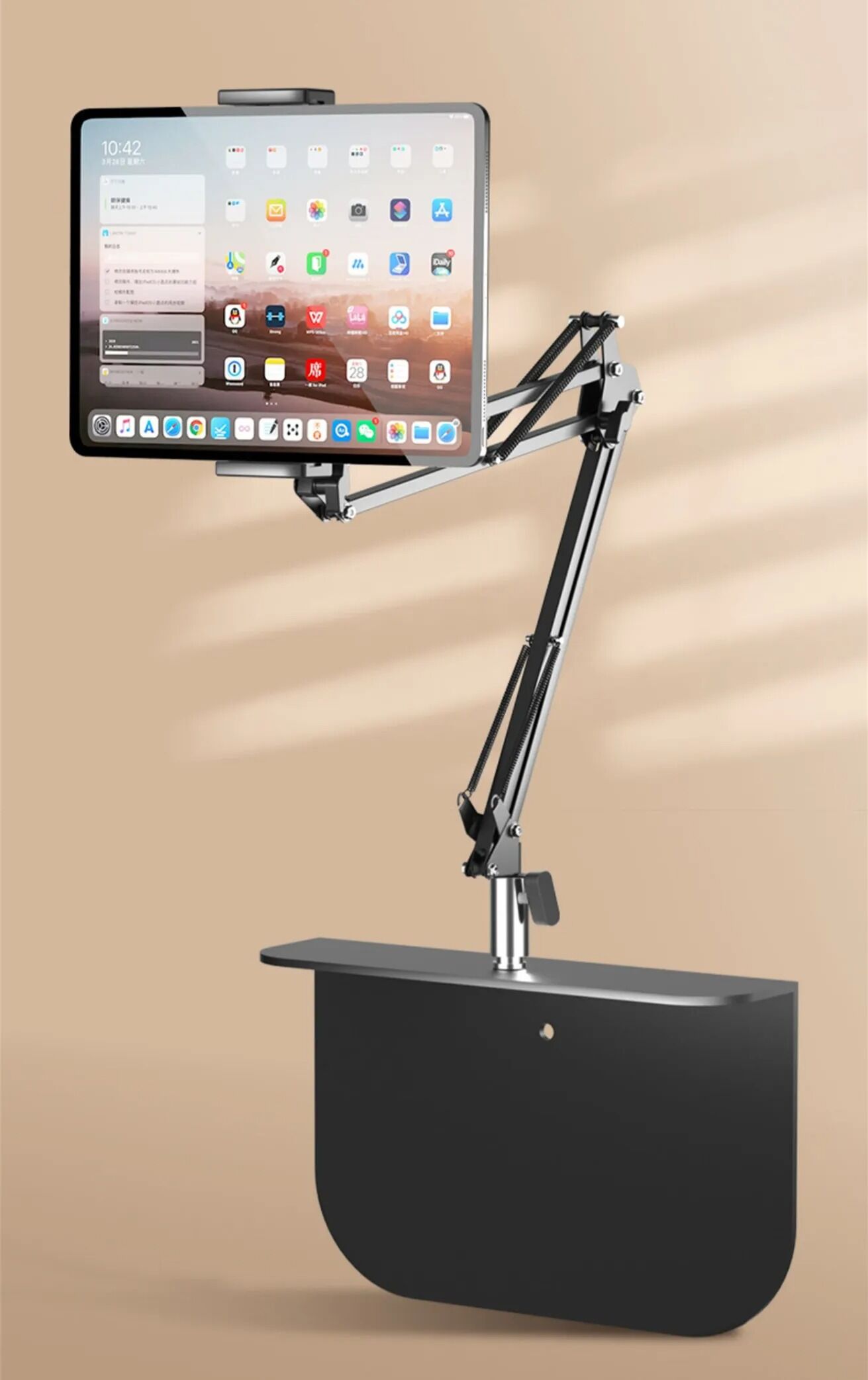 Support de téléphone en métal à bras long et réglable – Image 5