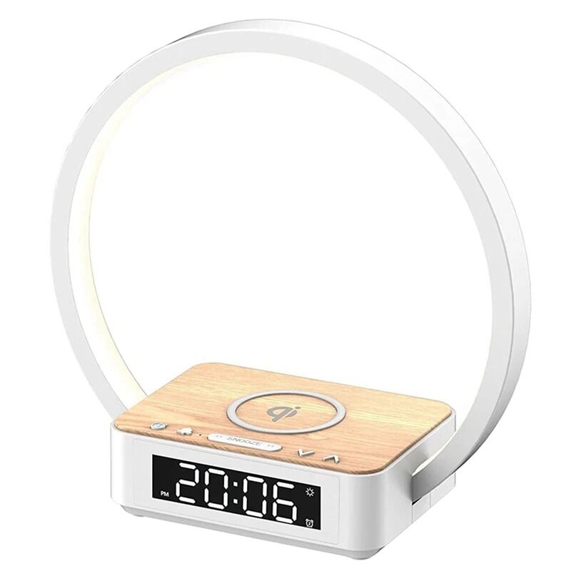 BarLamp Lampe Chargeur et Réveil 3 en 1