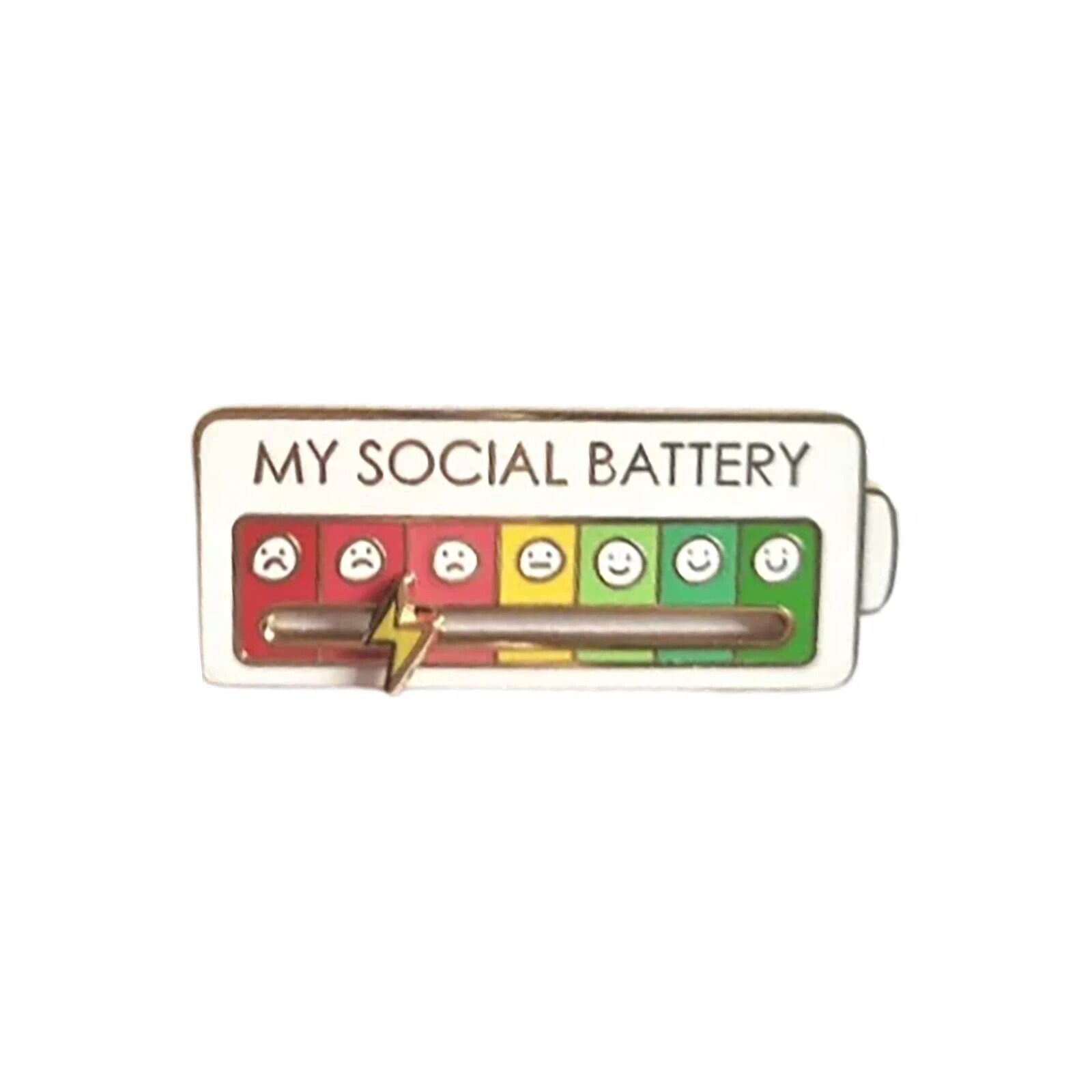 Broches de batterie sociale en émail pour 7 jours par semaine – Image 13