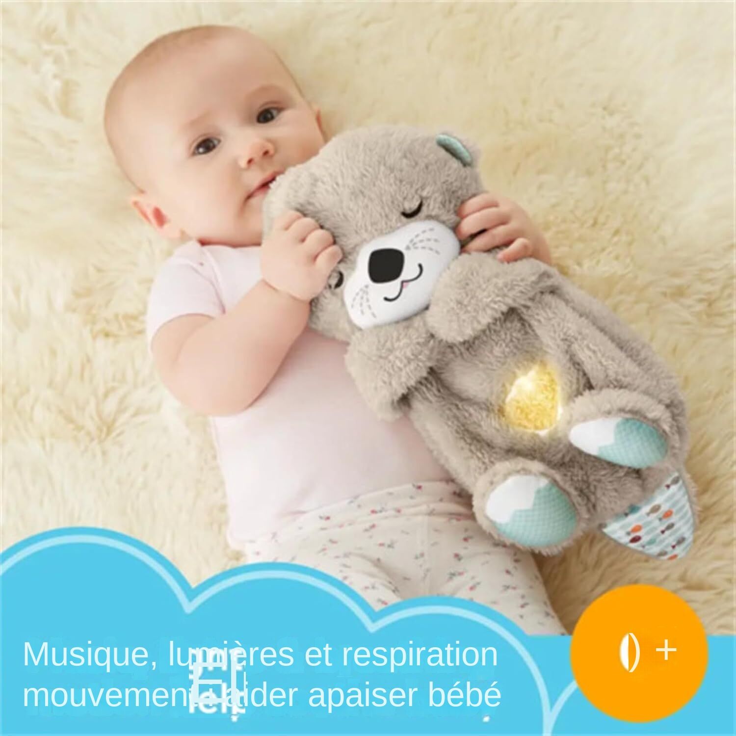 Nuage et confetti peluche bebe zen – Image 6