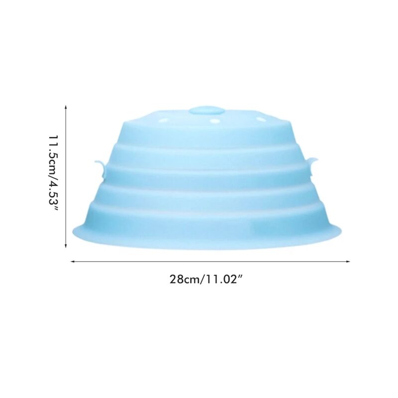 Duo Cover micro ondes en silicone pliable magnetique – Image 6