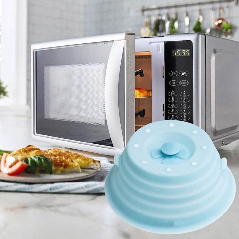 Duo Cover micro ondes en silicone pliable magnetique – Image 4