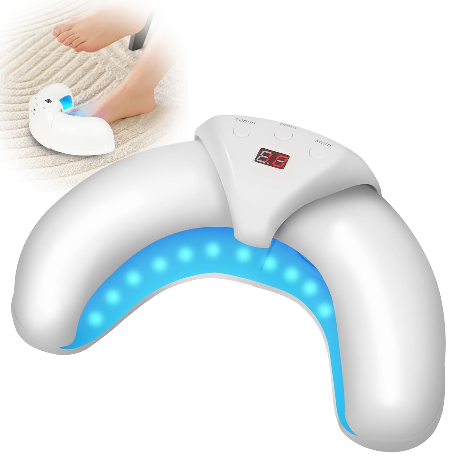 FungoBeam Appareil à lumière bleue et infrarouge pour le bien-être des ongles Neurinth FungoZap – Image 6
