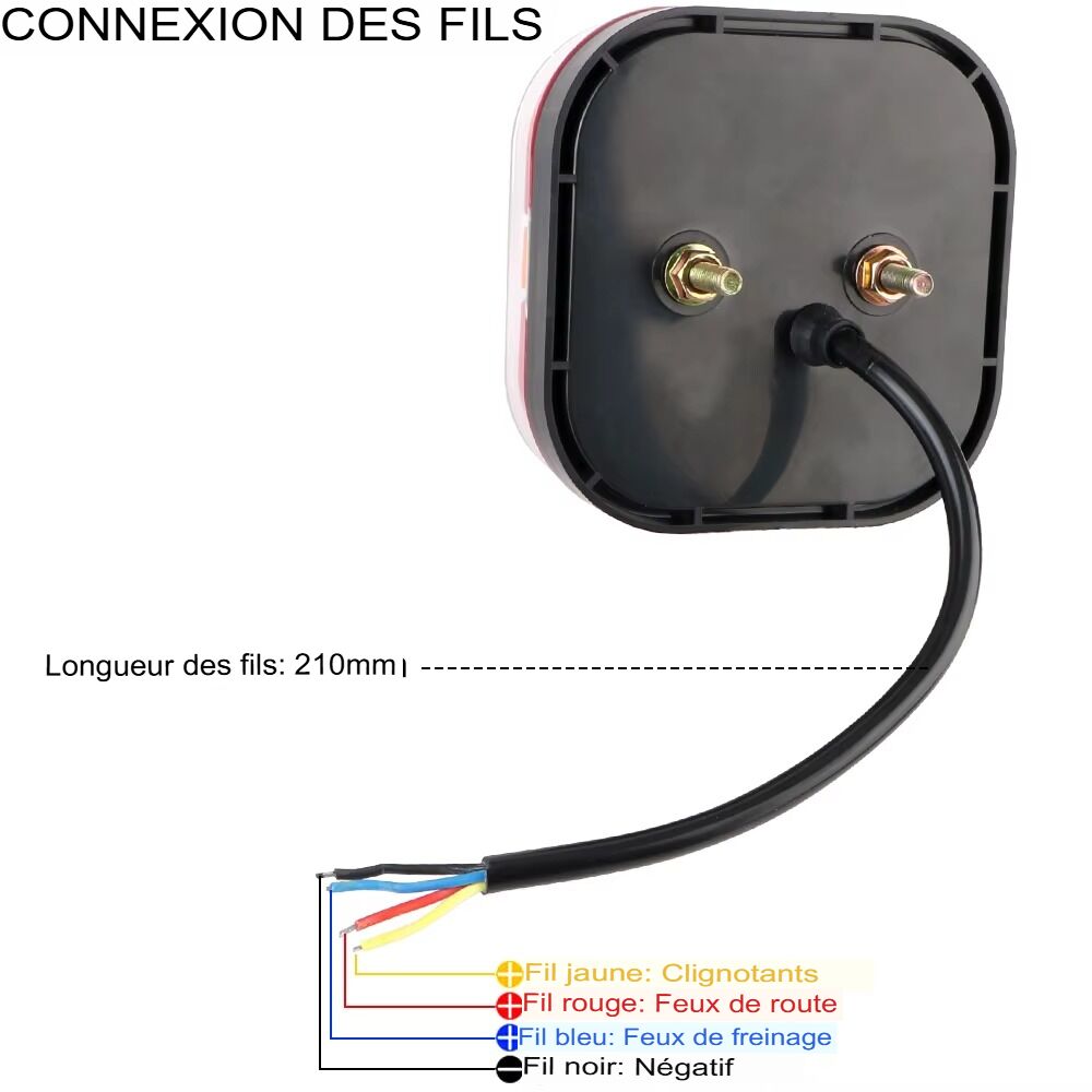 Feu arrière magnétique LED pour remorque – Image 7