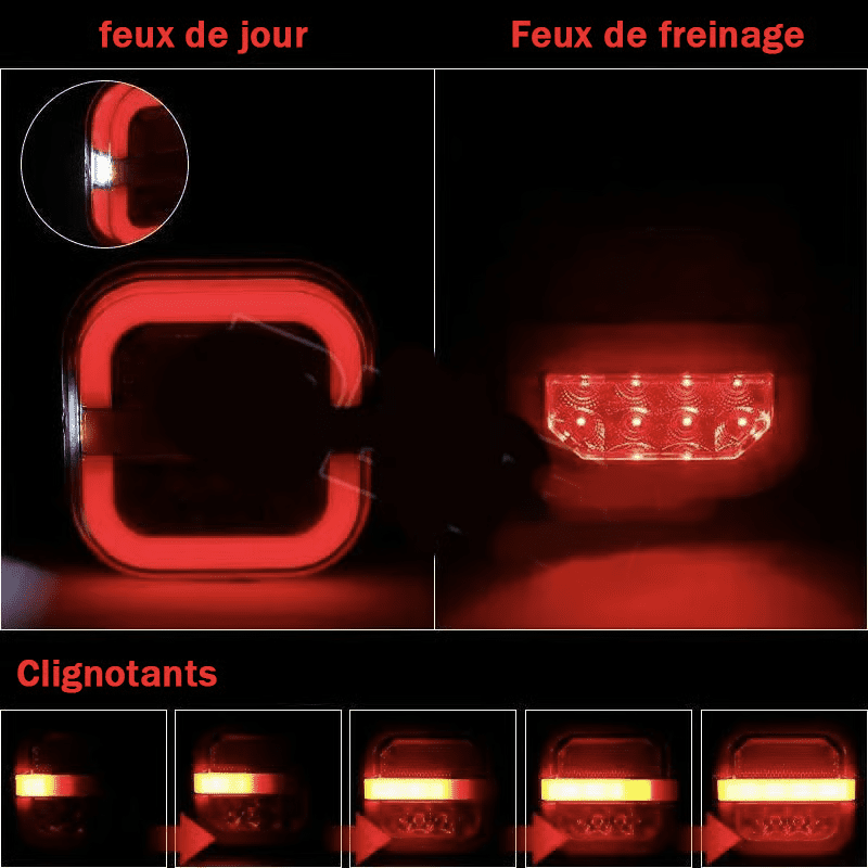 Feu arrière magnétique LED pour remorque – Image 2