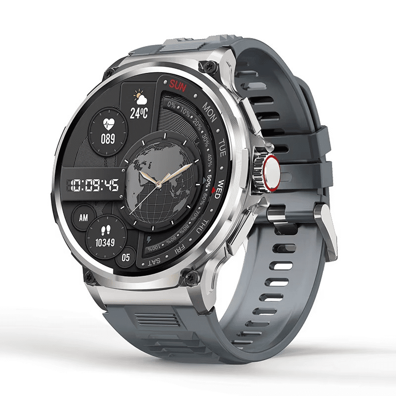Stahlgear Zeus Montre connectée intelligente hommes 1.85 pouces HD sport Bluetooth appel GPS sport Fitness Tracker moniteur cardiaque 710 mAh étanche – Image 10