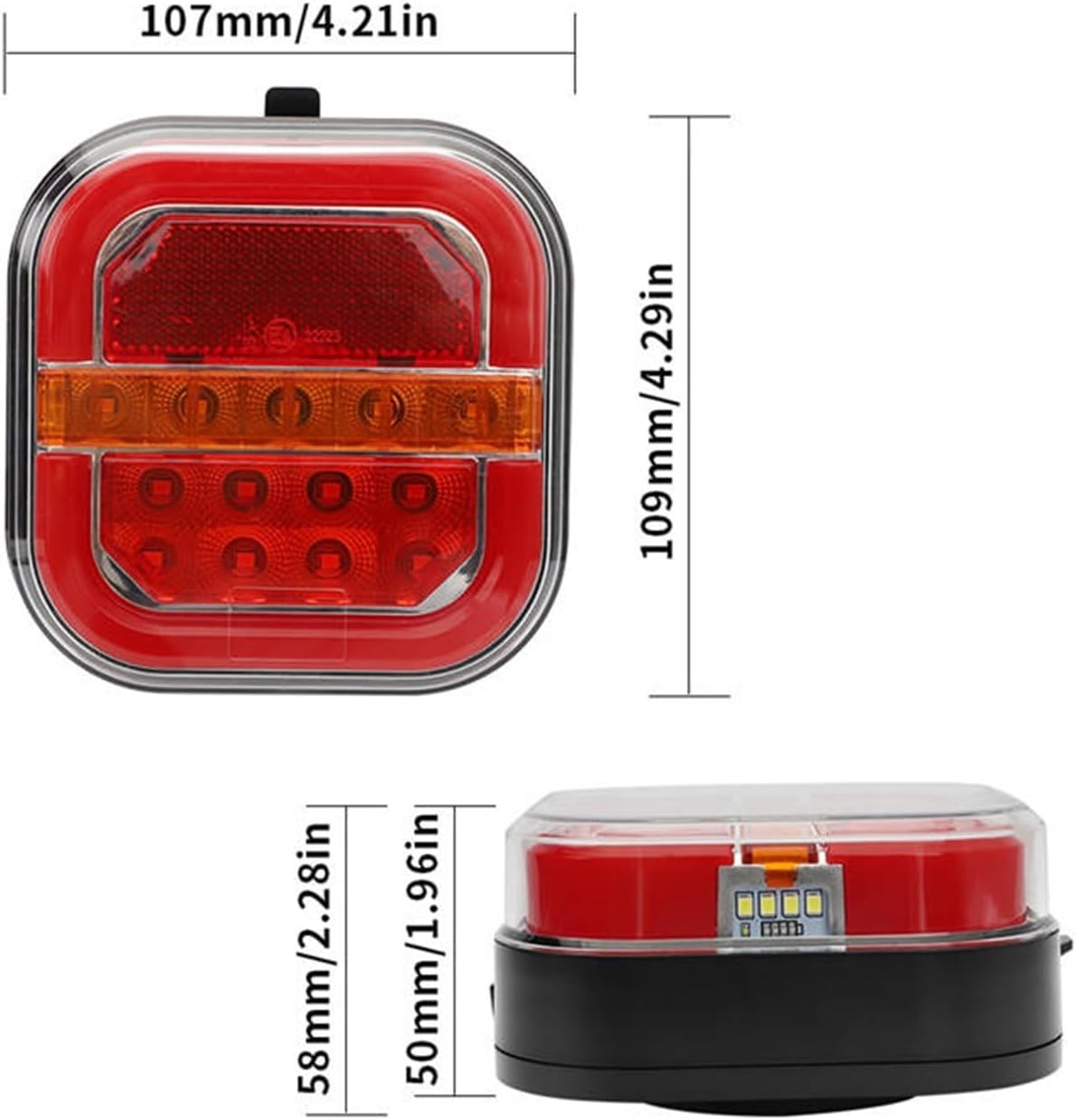 Feu arrière magnétique LED pour remorque – Image 9