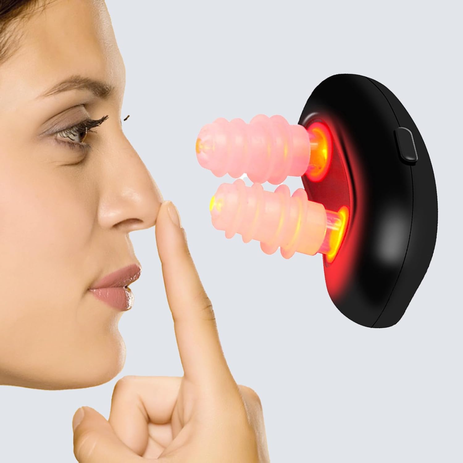 Sleeplux Appareil anti ronflement Instrument de thérapie Nasale Lumière Rouge Dégagement – Image 2