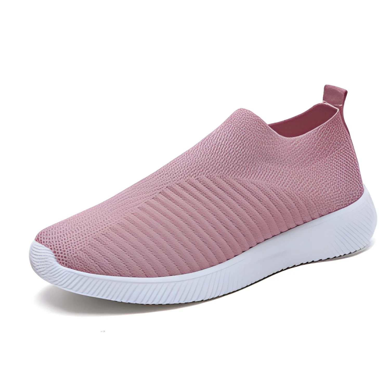 Baskets avec une technologie anti-impact et un maintien maximal du pied sans lacets ! - Rose, 35