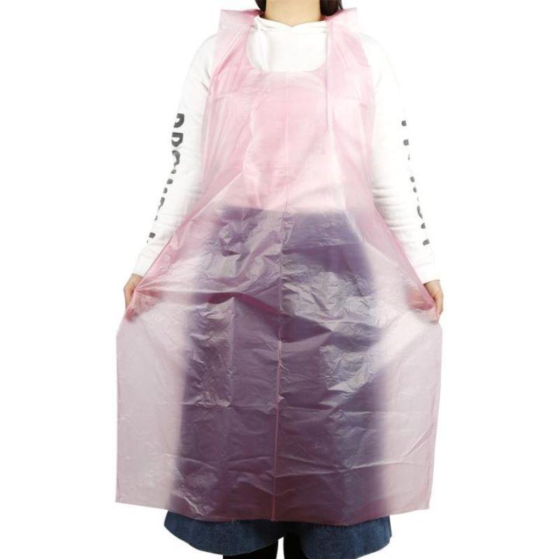 Tablier jetable transparent