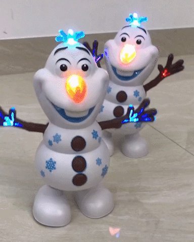 Bonhomme de neige danseur