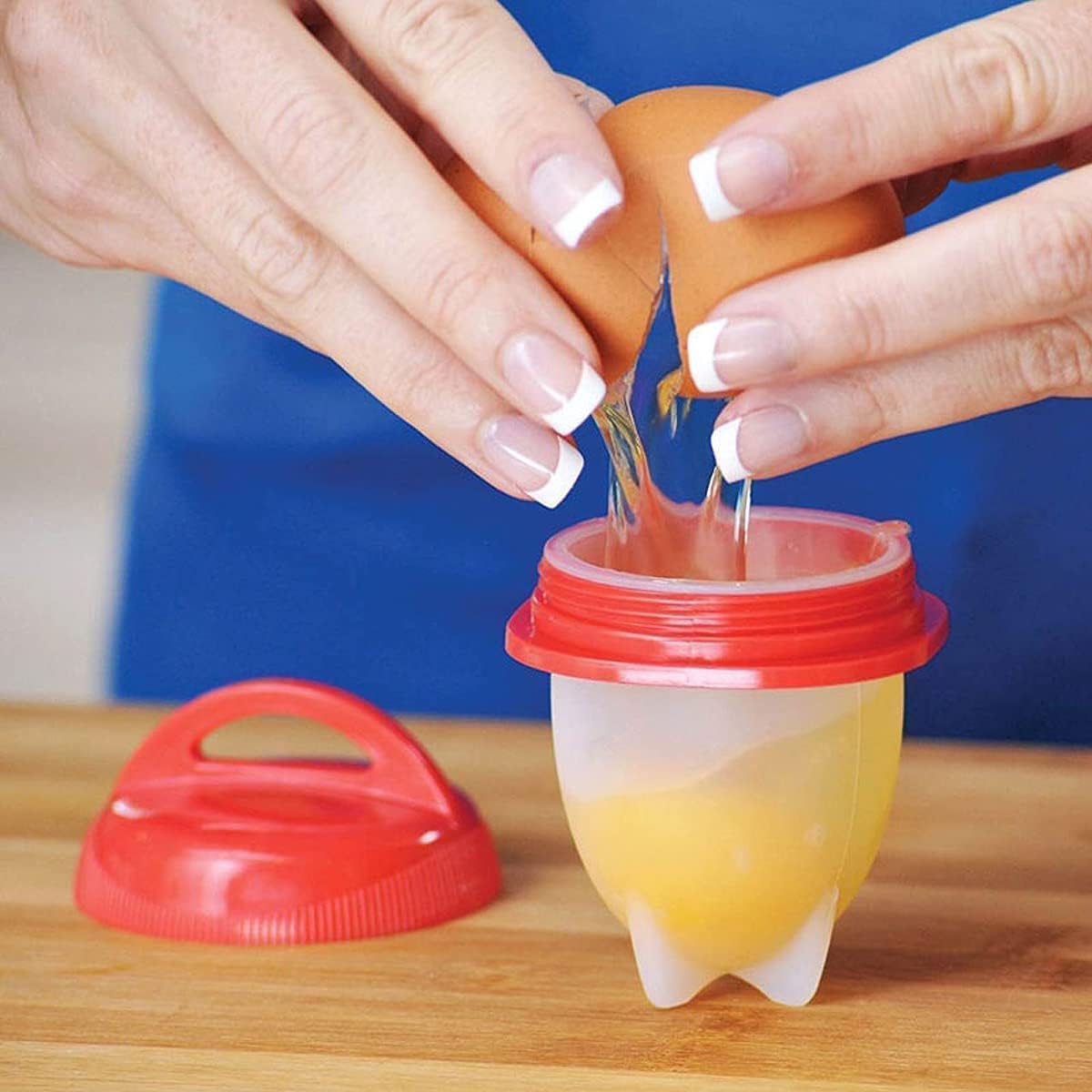 Cuiseur pour œuf dur sans coquille - easy egg