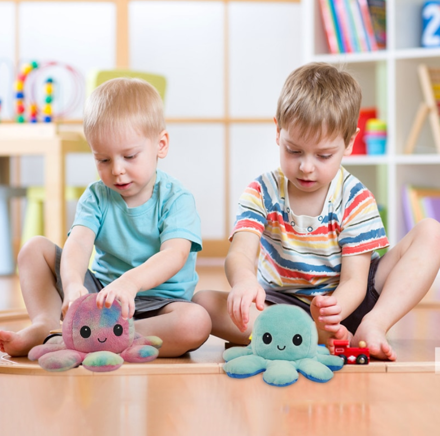 Peluche pieuvre réversible octopus – Image 10