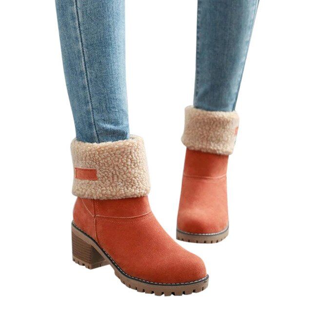 Libiyi Bottes d'hiver à talons épais – Image 4