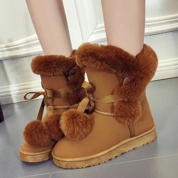 Bottes d'hiver chaudes femme – Image 4