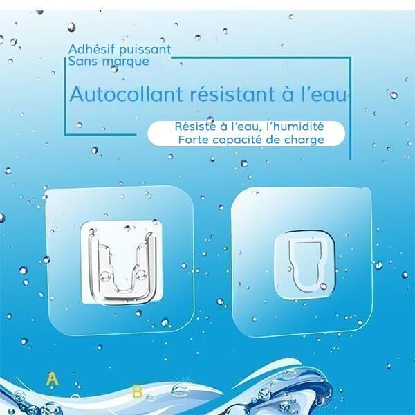 Support adhésif de rangement - accrochtout – Image 3