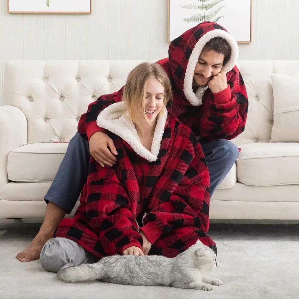 Pull couverture polaire myplaid – Image 2
