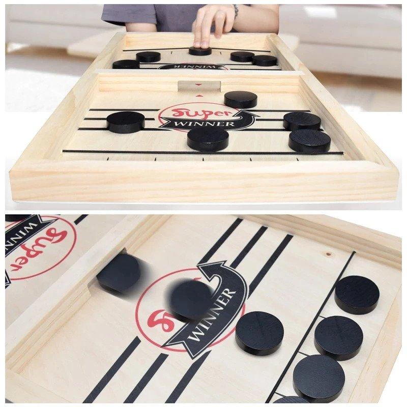 Jeu de table hockey en bois – Image 3