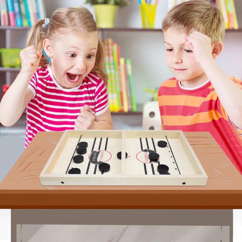 Jeu de table hockey en bois – Image 2