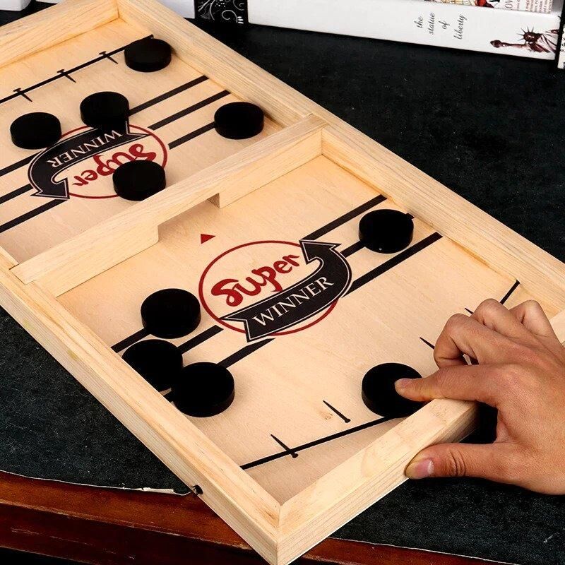 Jeu de table hockey en bois – Image 7