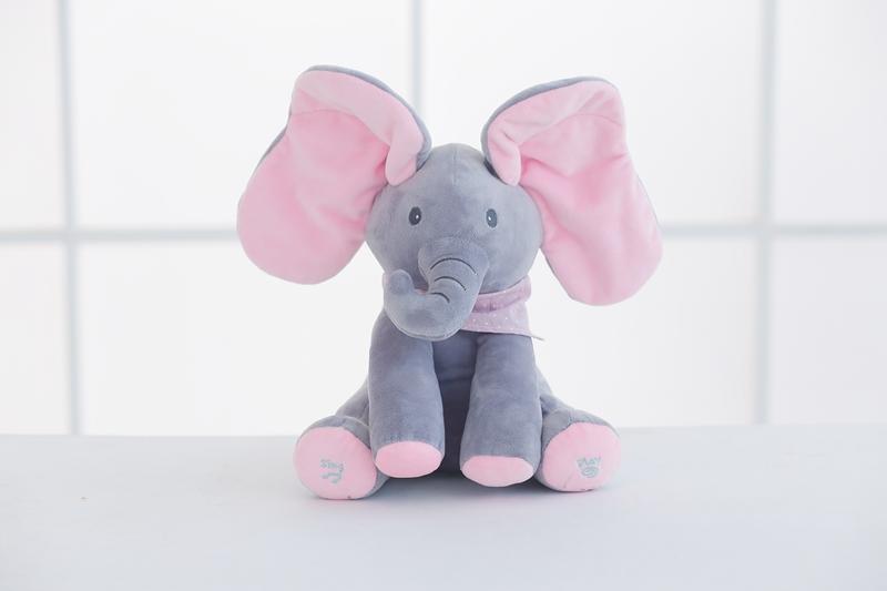 Éléphant animé en peluche Gund – Image 3