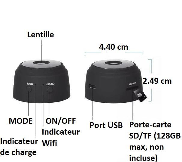 Caméra ip full hd sans fil
