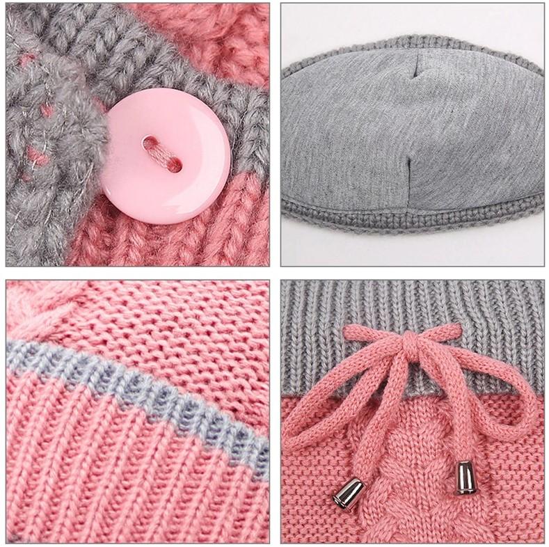 Ensemble d'hiver bonnet + écharpe femme – Image 12