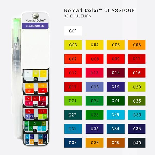 Aquarelle de couleurs- nomade – Image 2