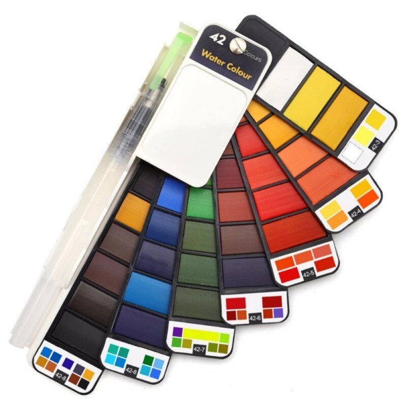 Aquarelle de couleurs- nomade
