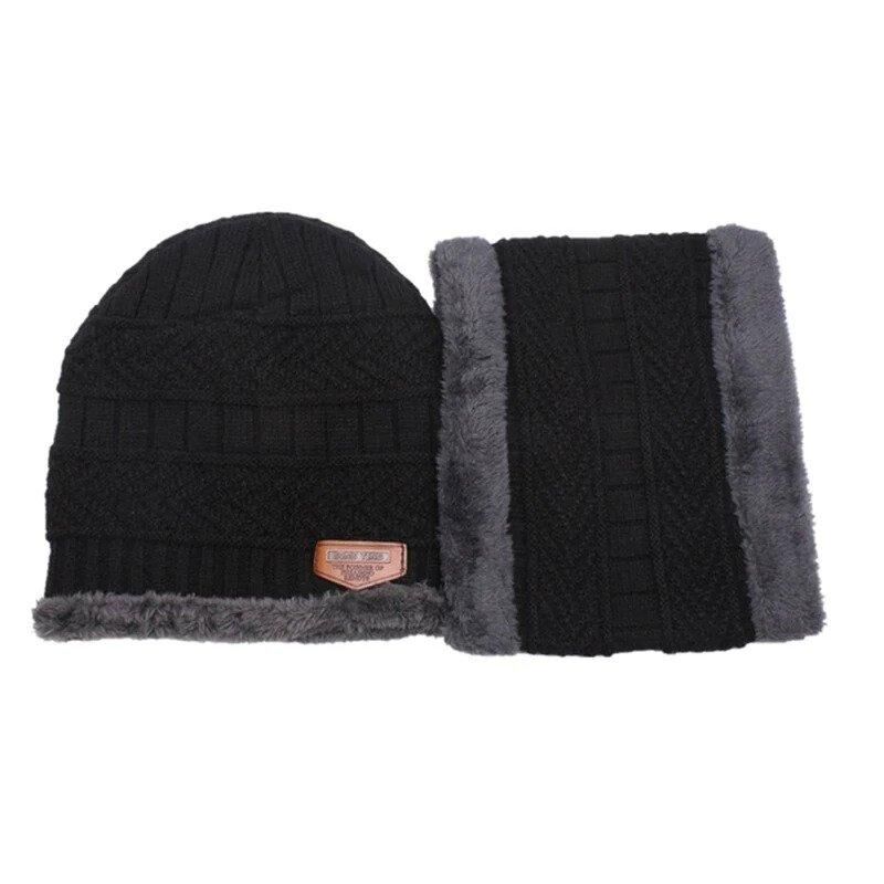 Ensemble d'hiver bonnet + écharpe homme ou femme – Image 3