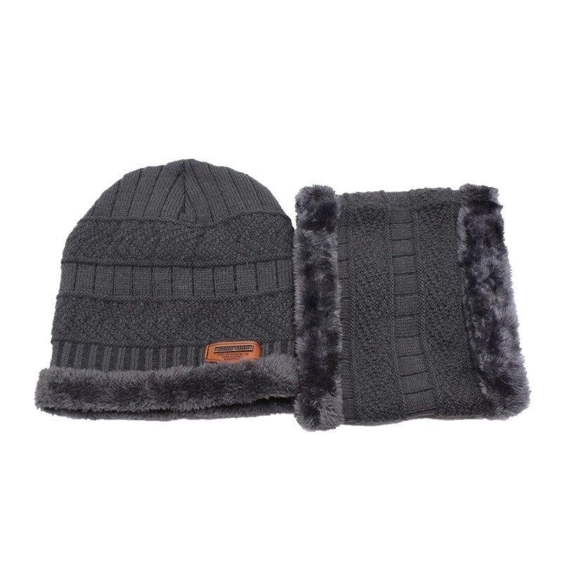 Ensemble d'hiver bonnet + écharpe homme ou femme – Image 4