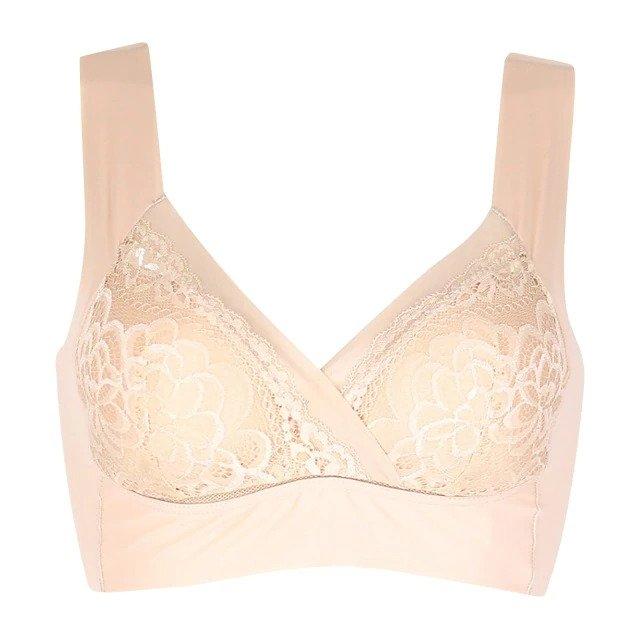 Soutien-gorge extra élastique en dentelle sans fil - plus confort – Image 6