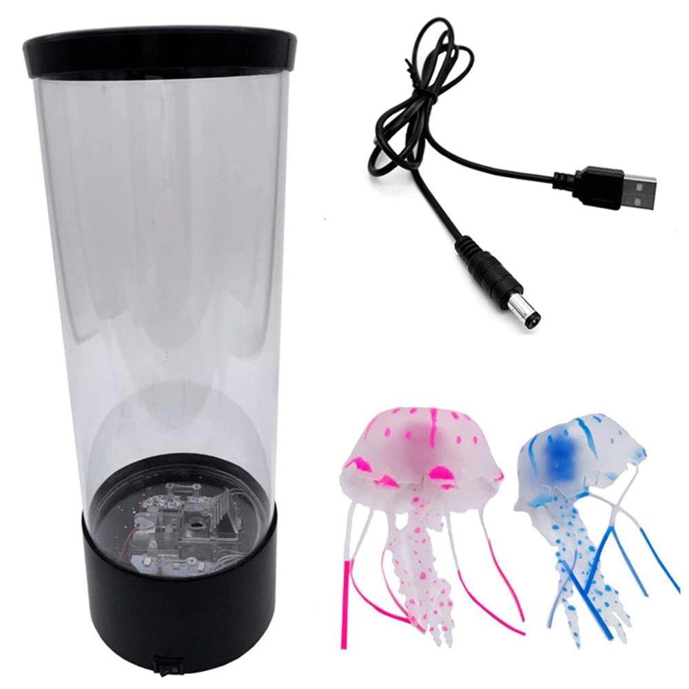 Lampe méduse a led multicolore