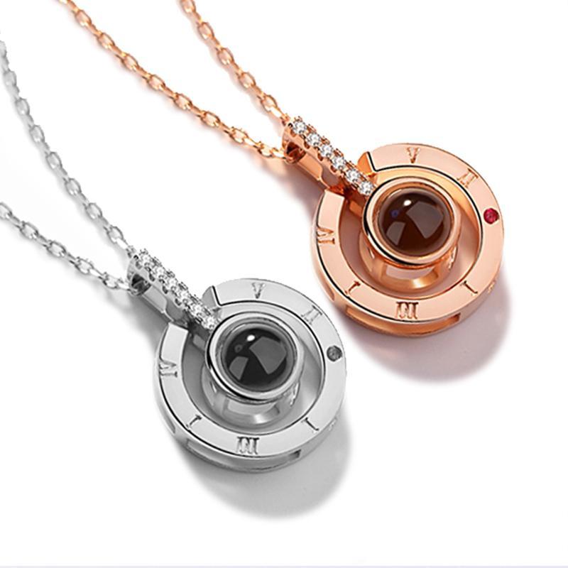 Pendentif je t'aime en 100 langues