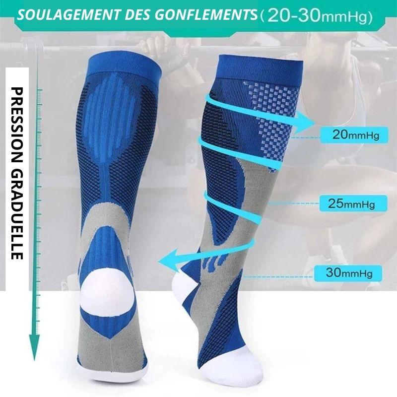 Chaussettes de compression graduées pour hommes et femmes top-armor 20-30 mmhg – Image 6
