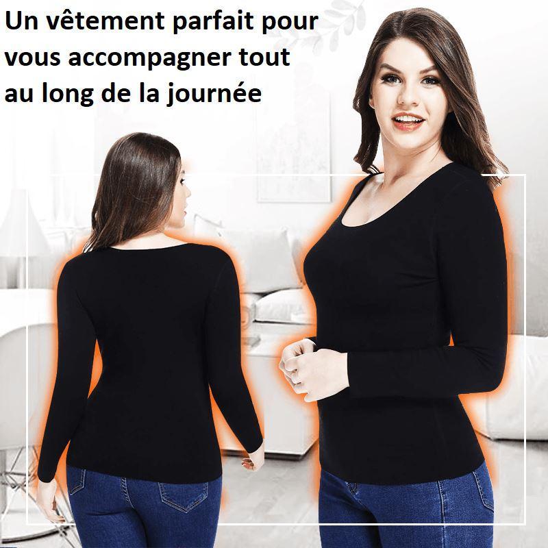 Tee-shirt à manches longues avec soutien-gorge intégré – Image 4