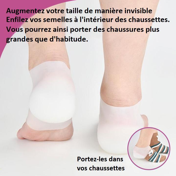 Semelles orthopédiques invisibles à hauteur réglable – Image 4