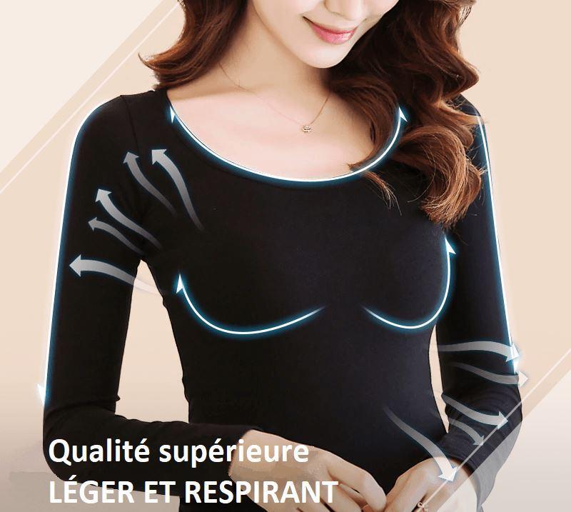 Tee-shirt à manches longues avec soutien-gorge intégré – Image 6
