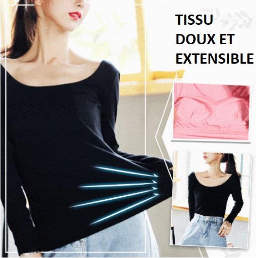 Tee-shirt à manches longues avec soutien-gorge intégré – Image 12