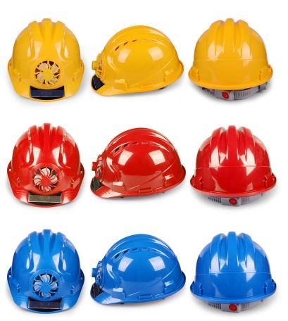 Casque de chantier résistant ventilateur à énergie solaire – Image 9