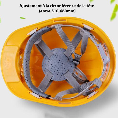 Casque de chantier résistant ventilateur à énergie solaire – Image 7