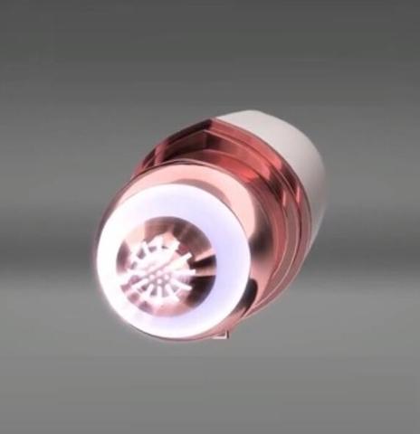 détaille du Épilateur à sourcils plaqué or 18 carats