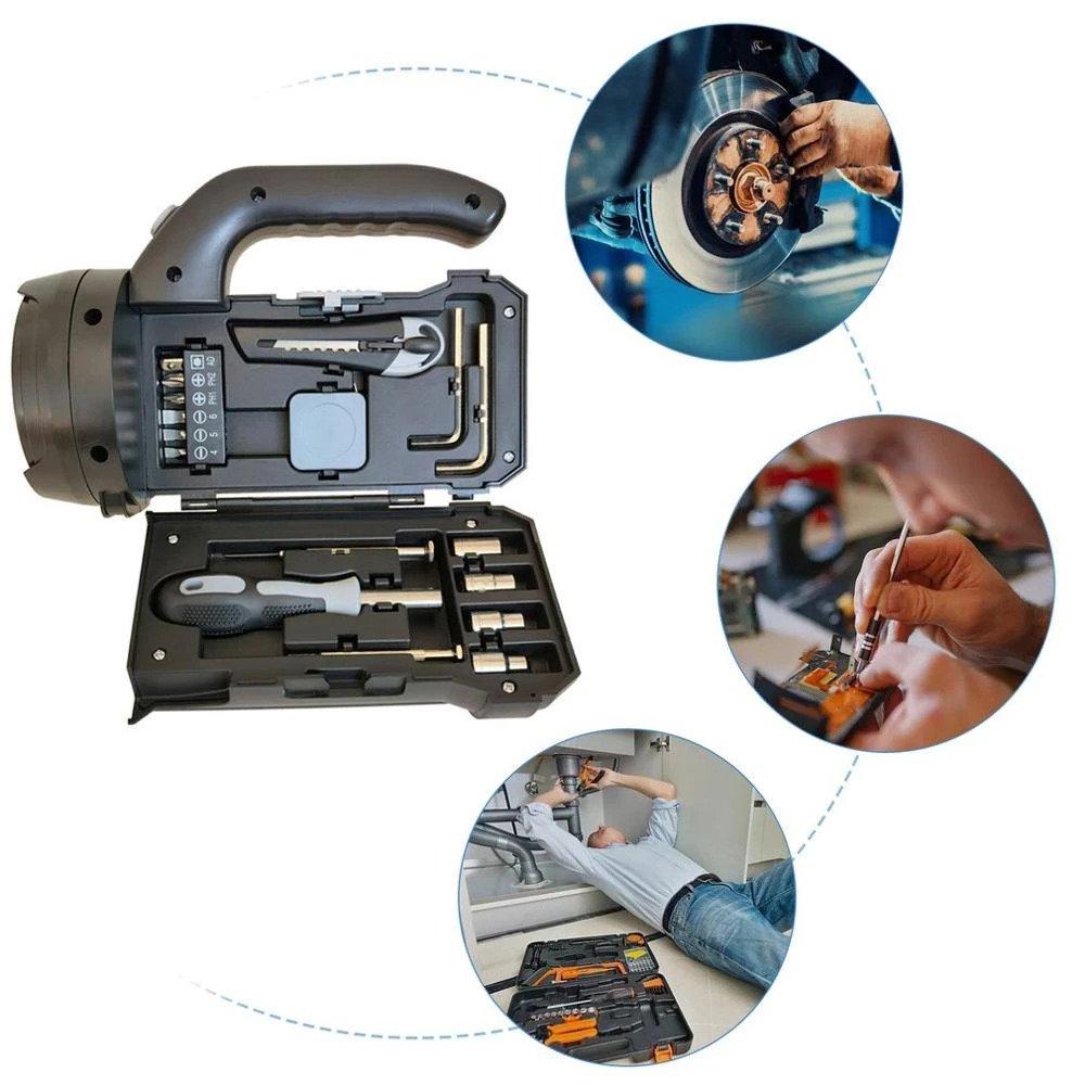 Boîte à outils de lampe de poche multifonctionnelle - projecteur portatif à led et extérieur – Image 3