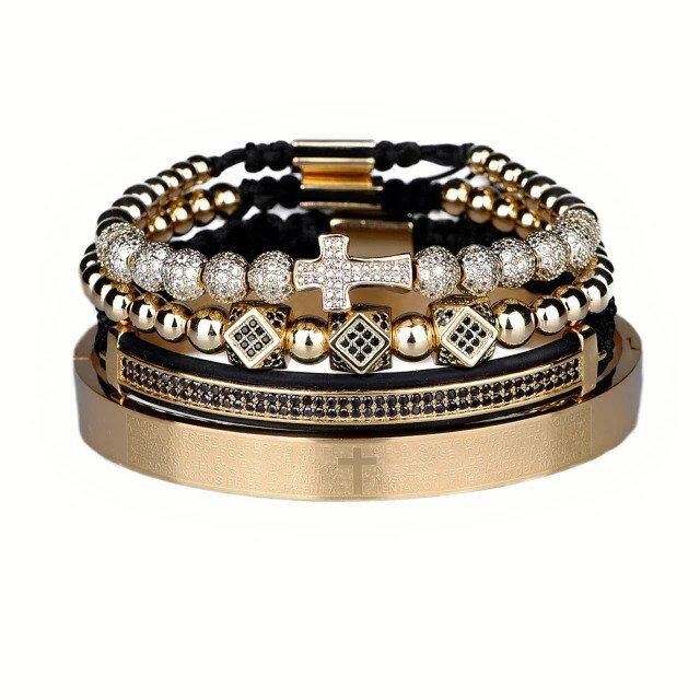 Bracelet croix de luxe