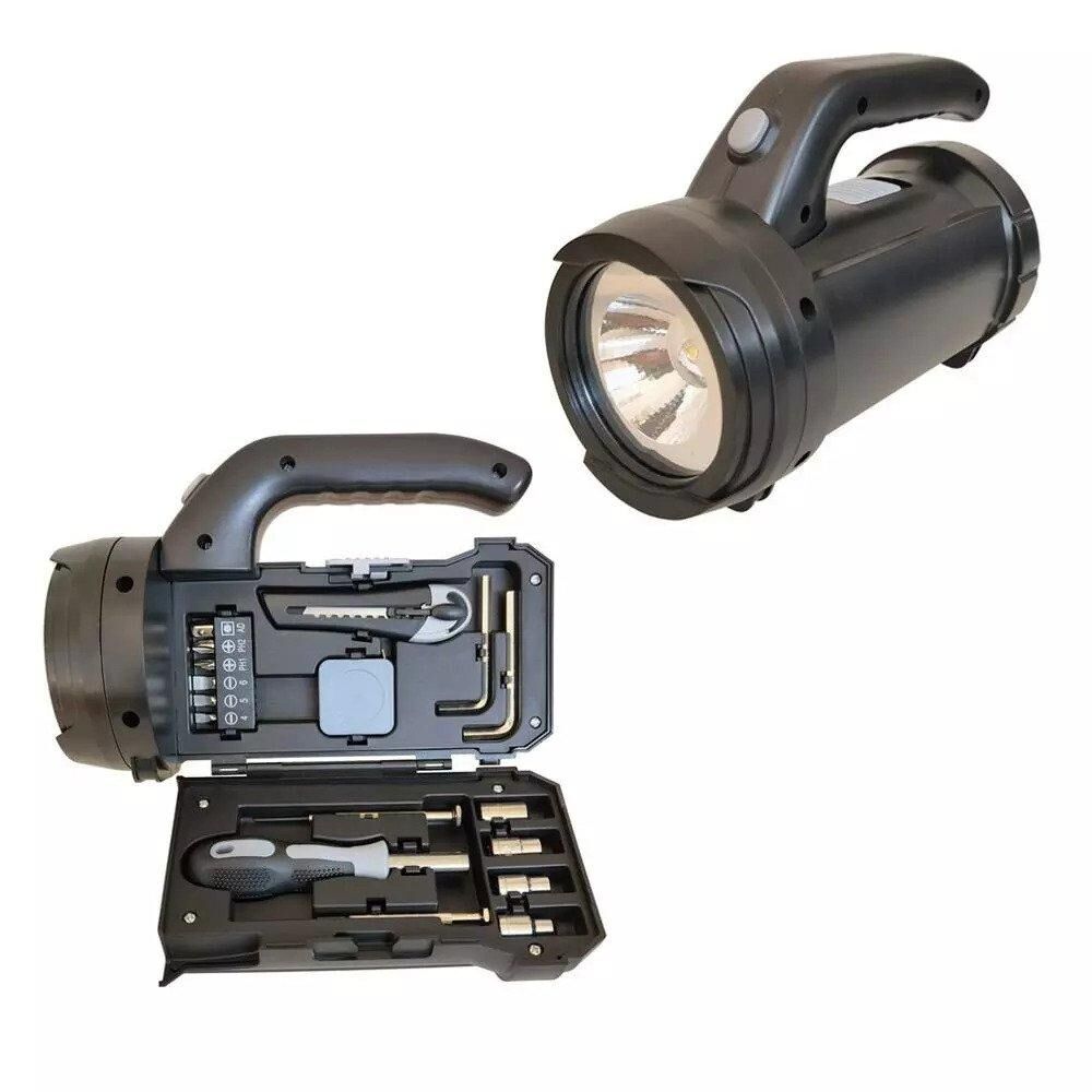 Boîte à outils de lampe de poche multifonctionnelle - projecteur portatif à led et extérieur