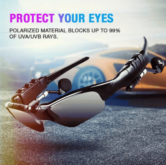 Lunettes de soleil intelligentes bluetooth pour l'extérieur conduire ou faire du sport – Image 3