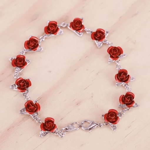 Bracelet rose pour femmes cadeaux de mariage – Image 4