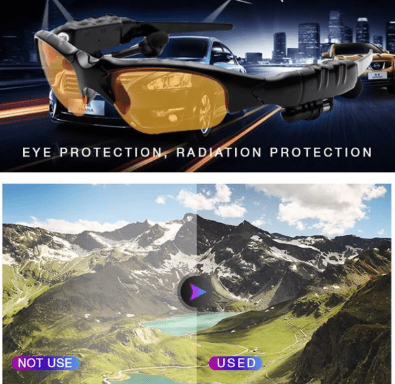 Lunettes de soleil intelligentes bluetooth pour l'extérieur conduire ou faire du sport – Image 7