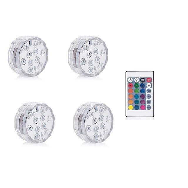 Lumières de piscine submersibles de 16 couleurs